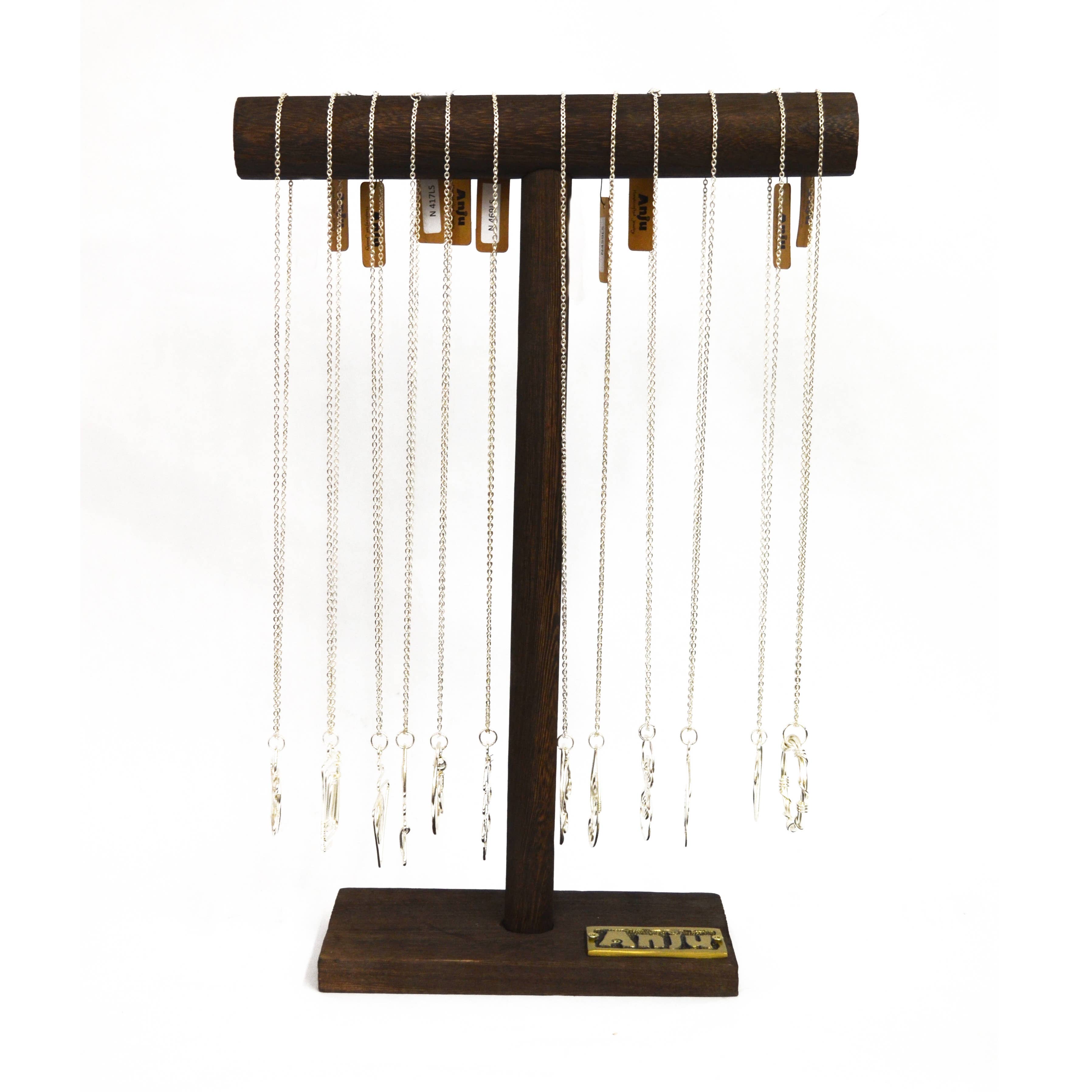 Silver Plated Necklace Prepack - 16 Necklaces and Display