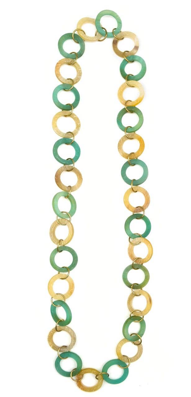 Pleasing Pastels Collection Necklace - Small Open Rings