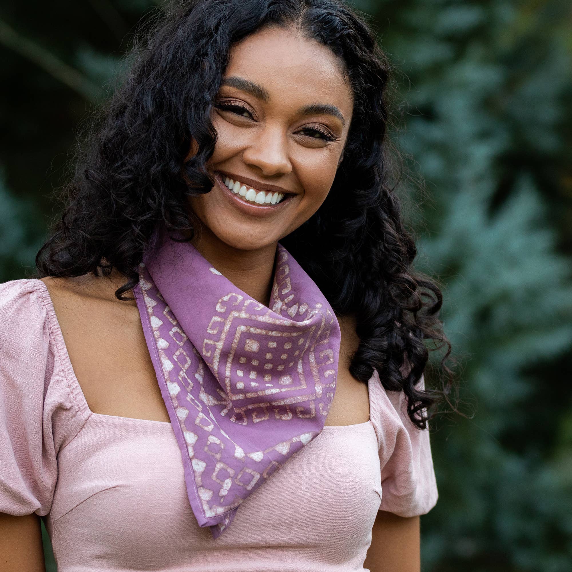Assorted Scarves Prepack - 12 Block-Printed Cotton Bandanas