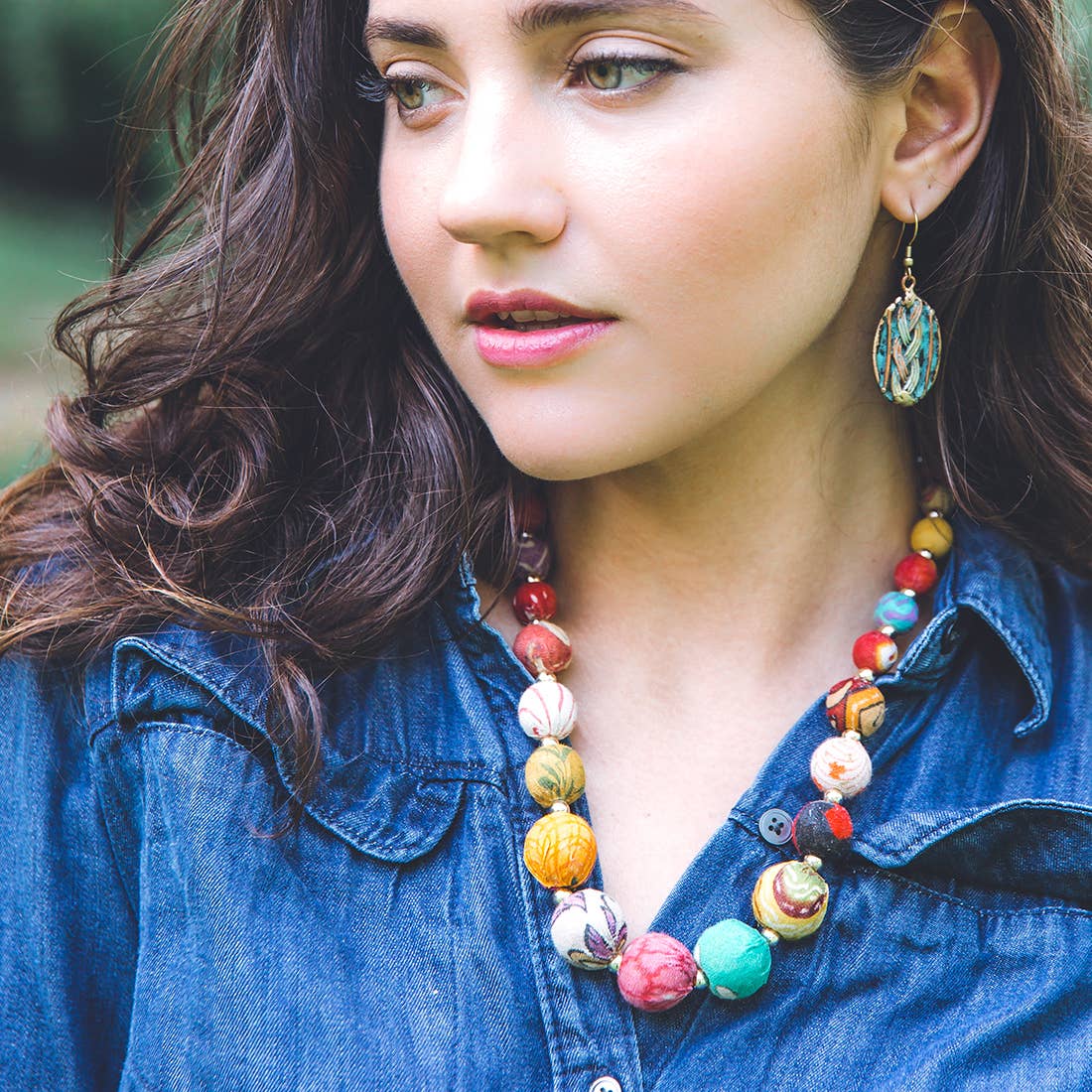 Aasha Kantha Handcrafted Graduated Beads Necklace