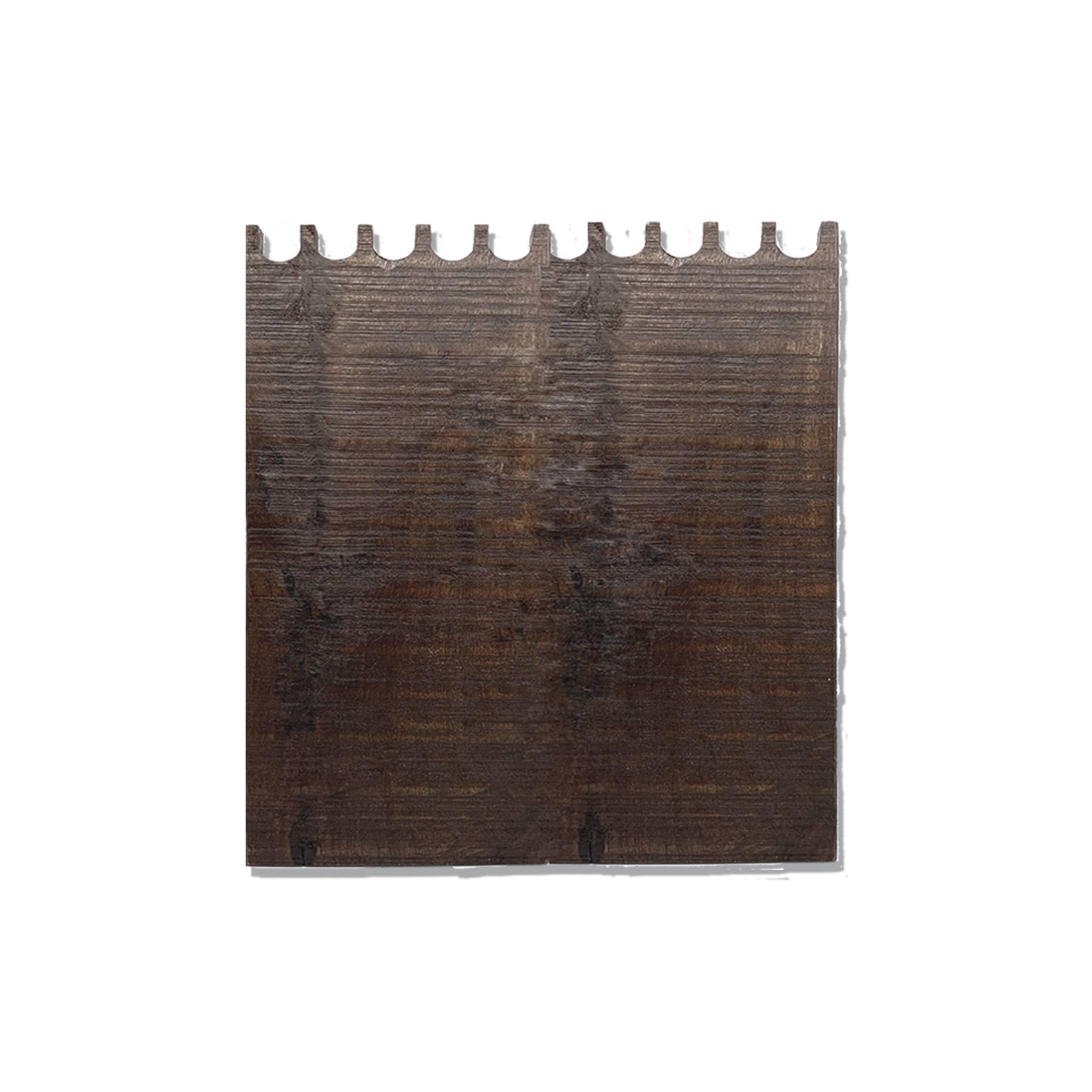 Wooden Necklace Display - Wide Multi Necklace Brown 12"