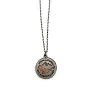 Pewter Necklace - Life Is A Journey Not A Destination