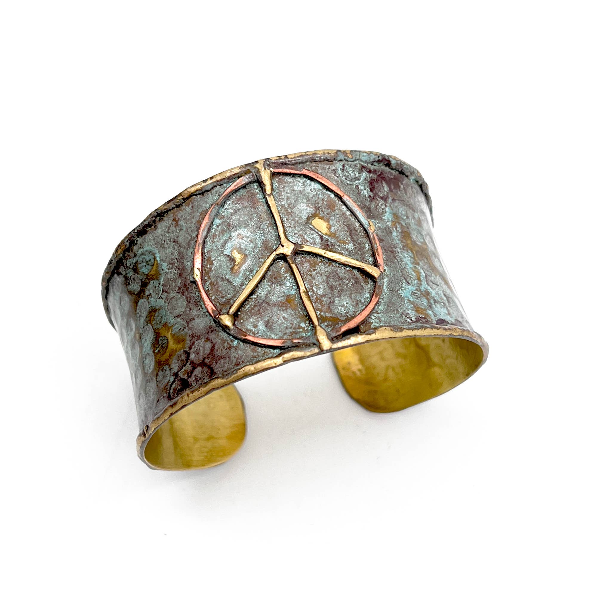 20 Brass Patina Bracelets Pre-Pack with Display