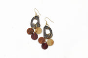 Omala Autumn Neutrals Collection Earrings - Abstract/Circles