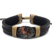Pull Tie Leather Bracelet - Into the Wild
