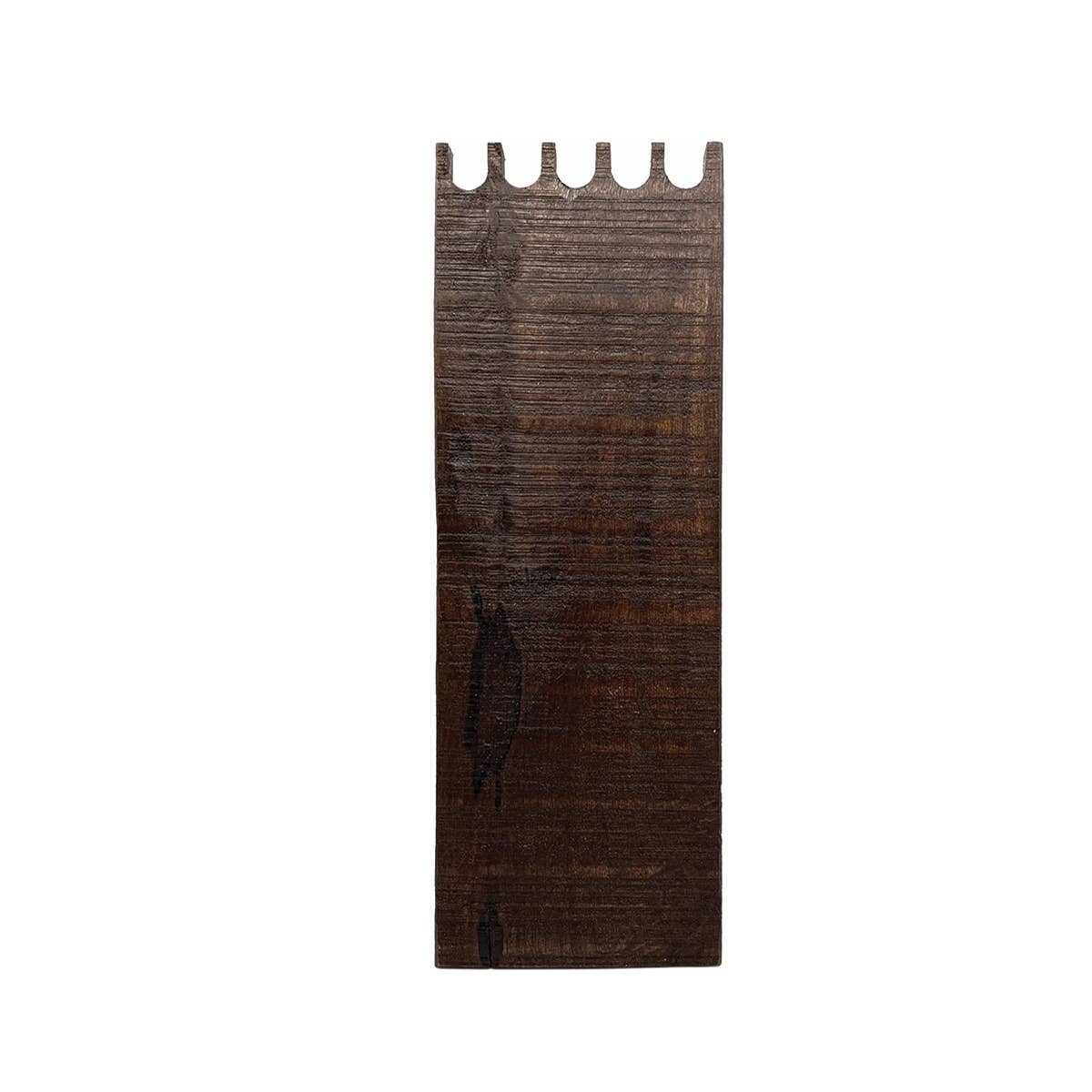Wooden Necklace Display - Narrow Multi Necklace Brown 16"