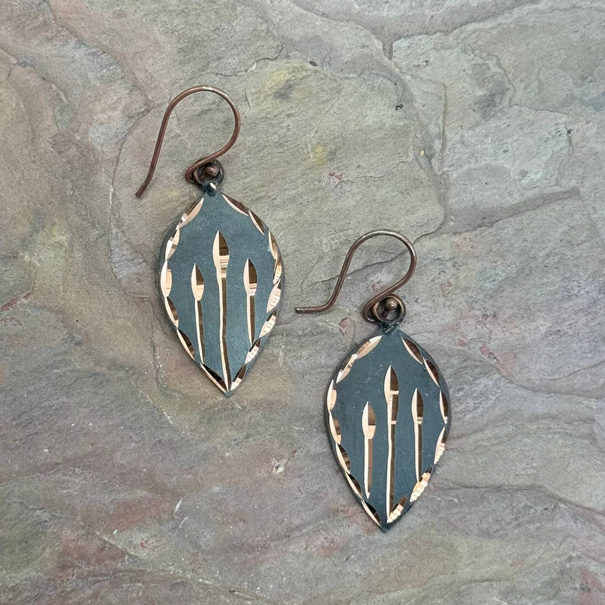 Patina Dandelion Whisper Earrings