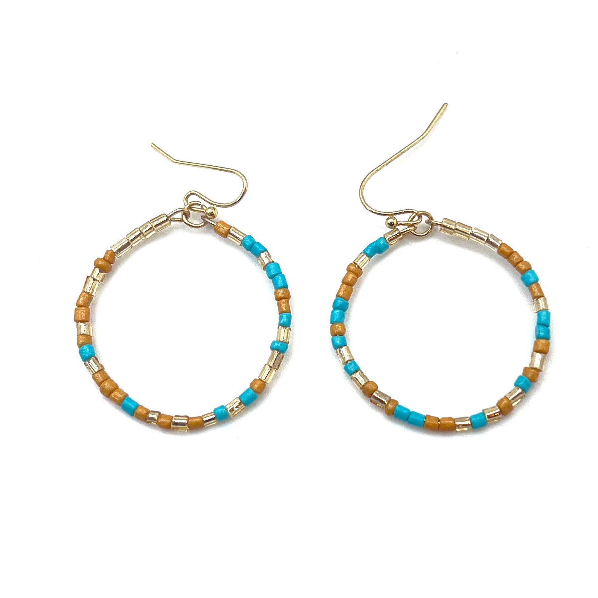 Seed Bead Earring Prepack - 12 Multicolor Earrings & Display