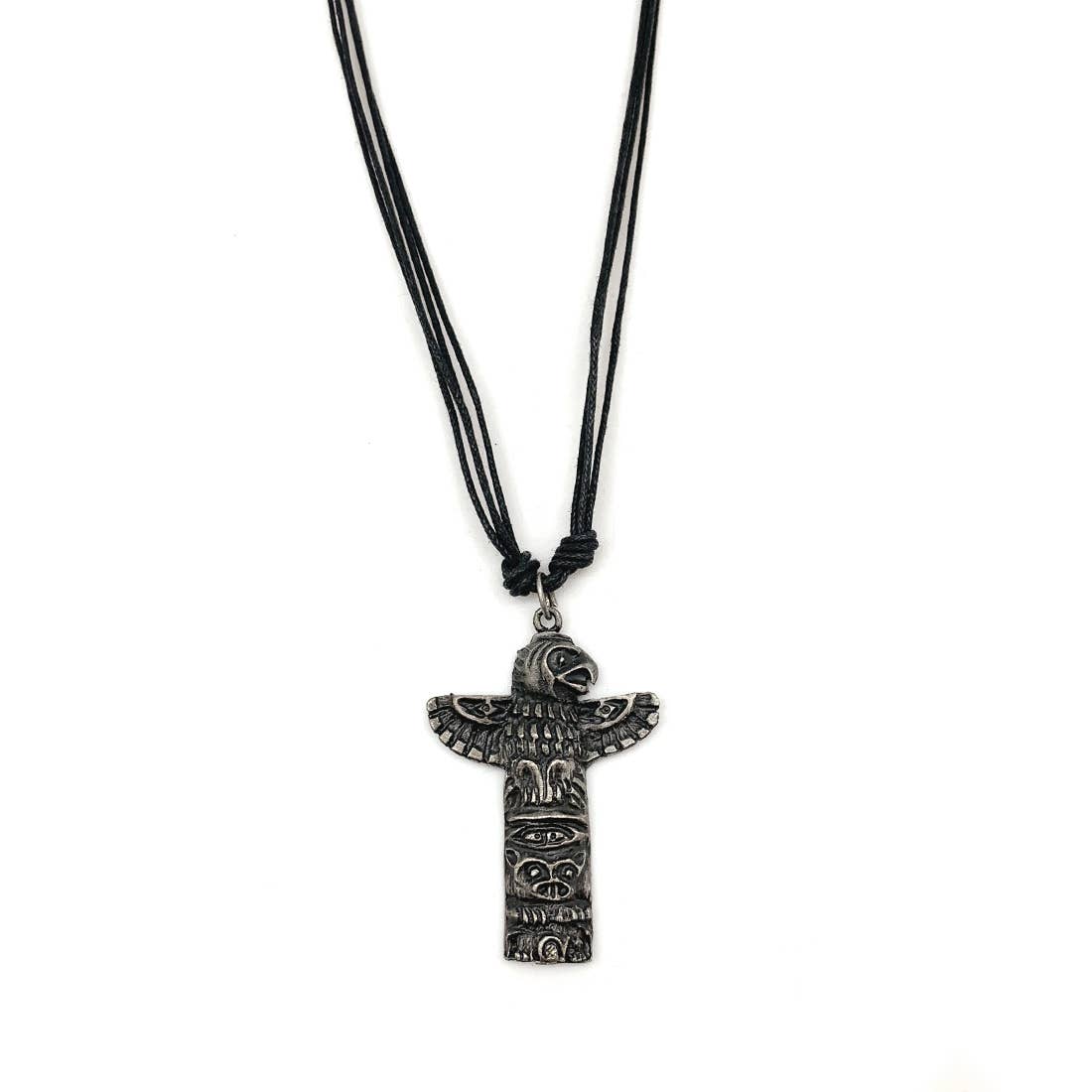 Pewter Necklace - Totem Pole