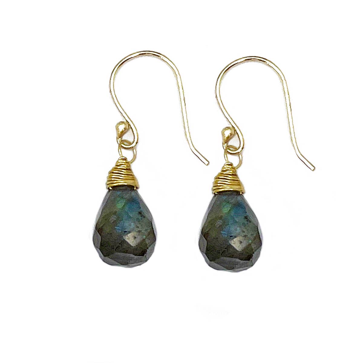 32 Tear-Drop Semi-Precious Stone Earrings Prepack