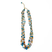 Aasha Monochrome Kantha Handcrafted Stranded Necklace
