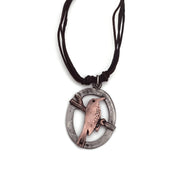 Pewter Necklace - Bird on Branch
