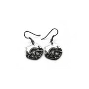 Pewter Earrings - Abstract Circles