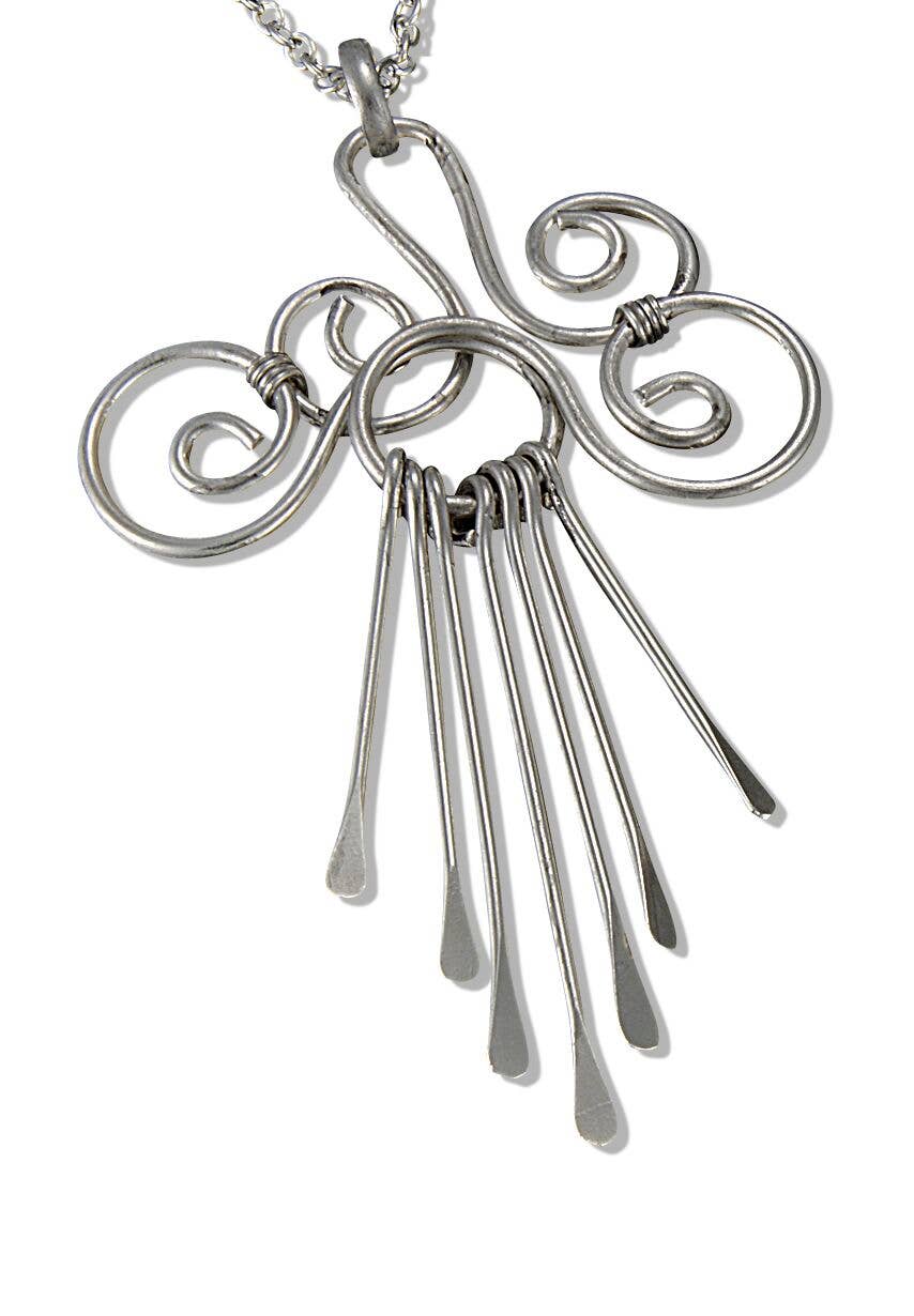 Banjara Hammered Bars Long Necklace