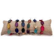 6 Omala Oval Link Bracelets with Display