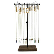 Akriti Metal and Stone Pendant Necklaces Prepack (w Display)