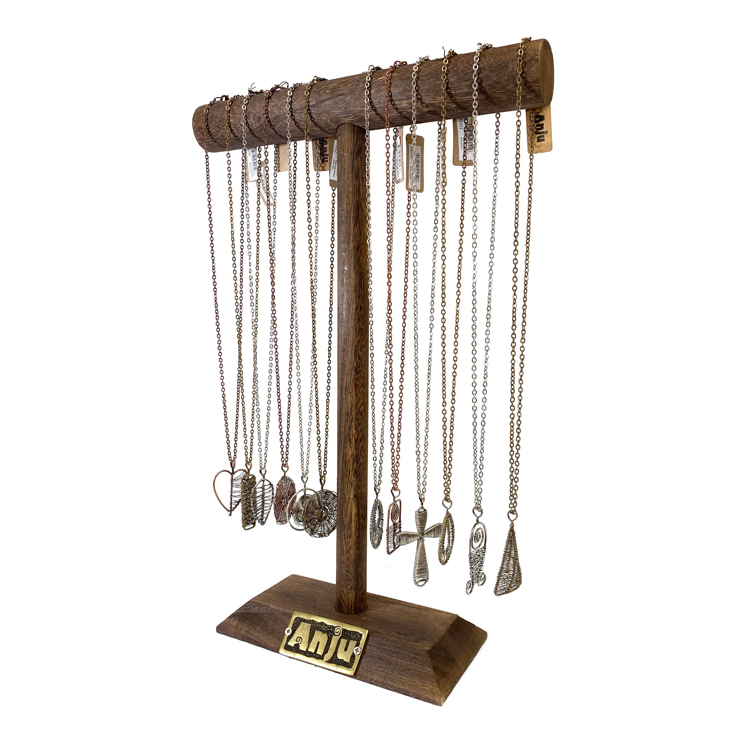 Tall T-Bar Wooden Display