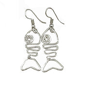 Silver Plated Earrings - Smaller Size Fish