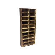 Wooden Tray For Narrow Cuff Bracelets - 20 Sections