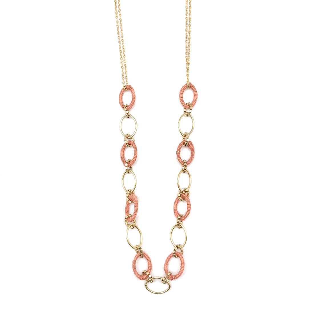 Sachi Terracotta Collection Necklace - Mixed Mini Links