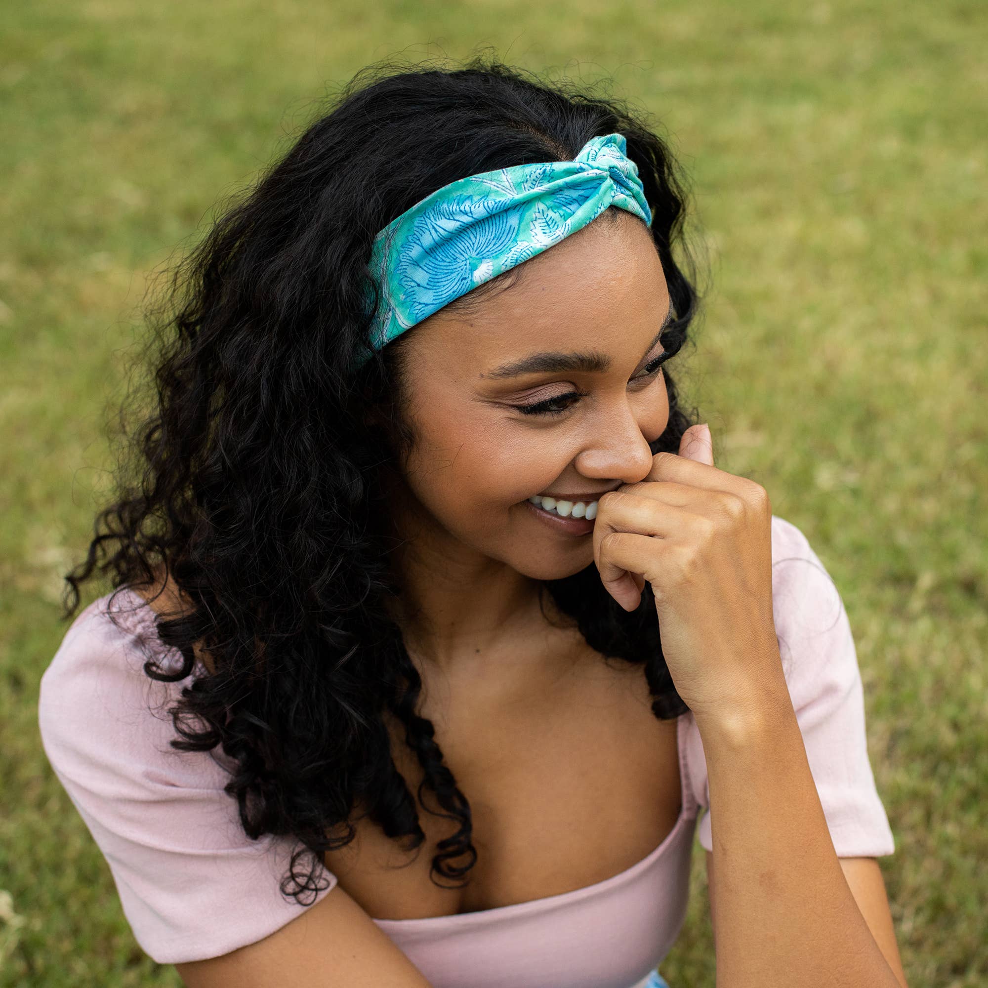 Block Printed Hair Accessories - Headband