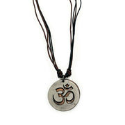 Pewter Necklace - Om Symbol