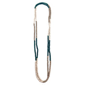 Prismatic Hues Necklace - Sage, Green, White