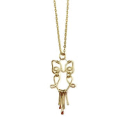 Gold Plated Necklace - Smaller Size Owl