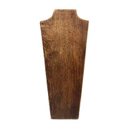 Economy Wooden Necklace Display - Brown