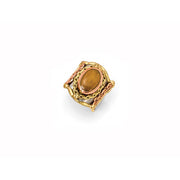 Mixed Metal and Tiger Eye Stone Ring