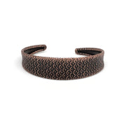 Banjara Collection Etched Cuff Bracelet - Fish Scales