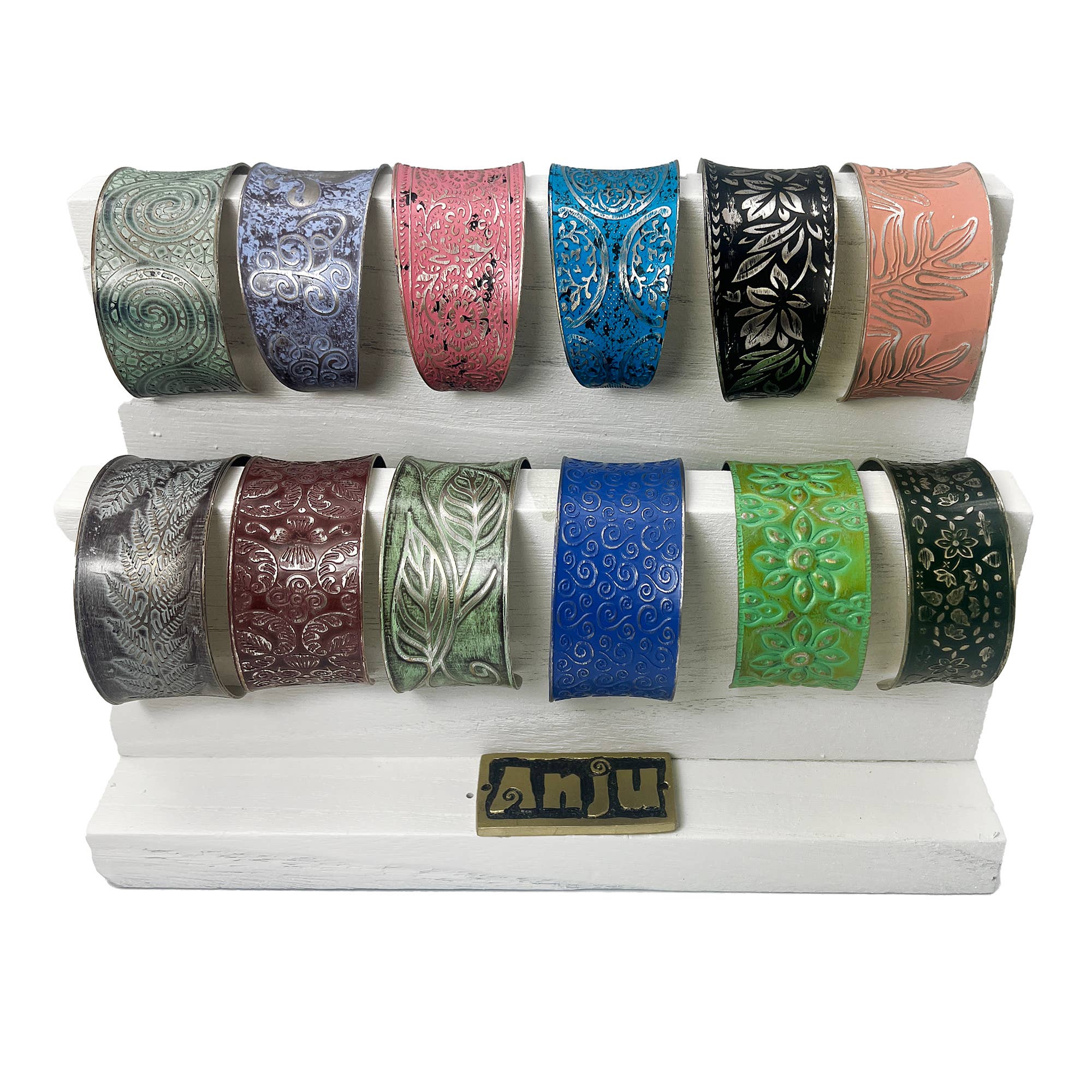 Silver Patina Bracelet Prepack with Display