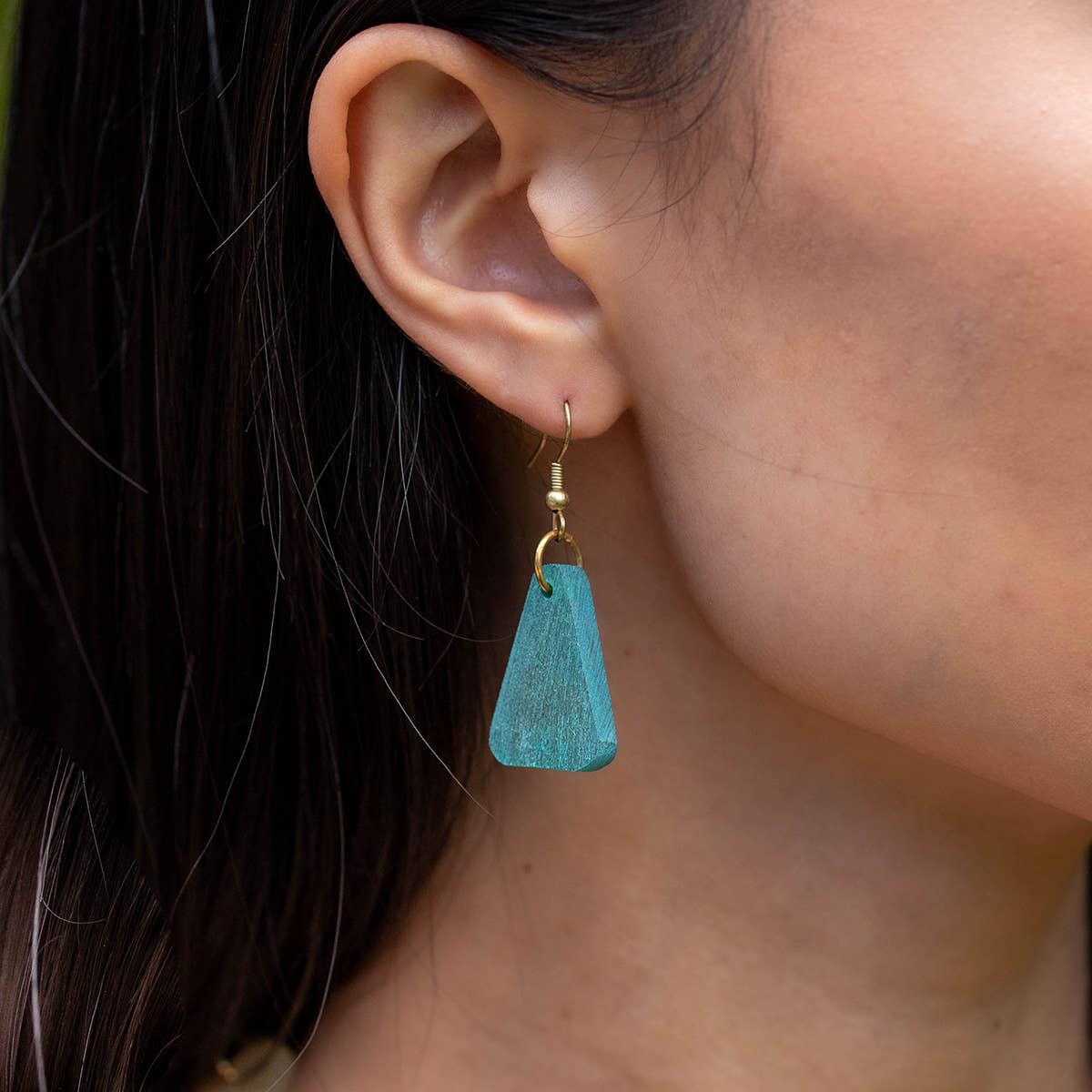 Omala Pleasing Pastels Earrings - Rounded Triangles