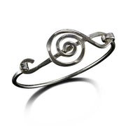 Silver Plated Bangle - Treble Clef