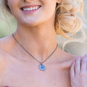Sagittarius Zodiac Pewter Glyph Necklace