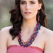 Omala Heliotrope Collection - Dual Layer Bib Necklace