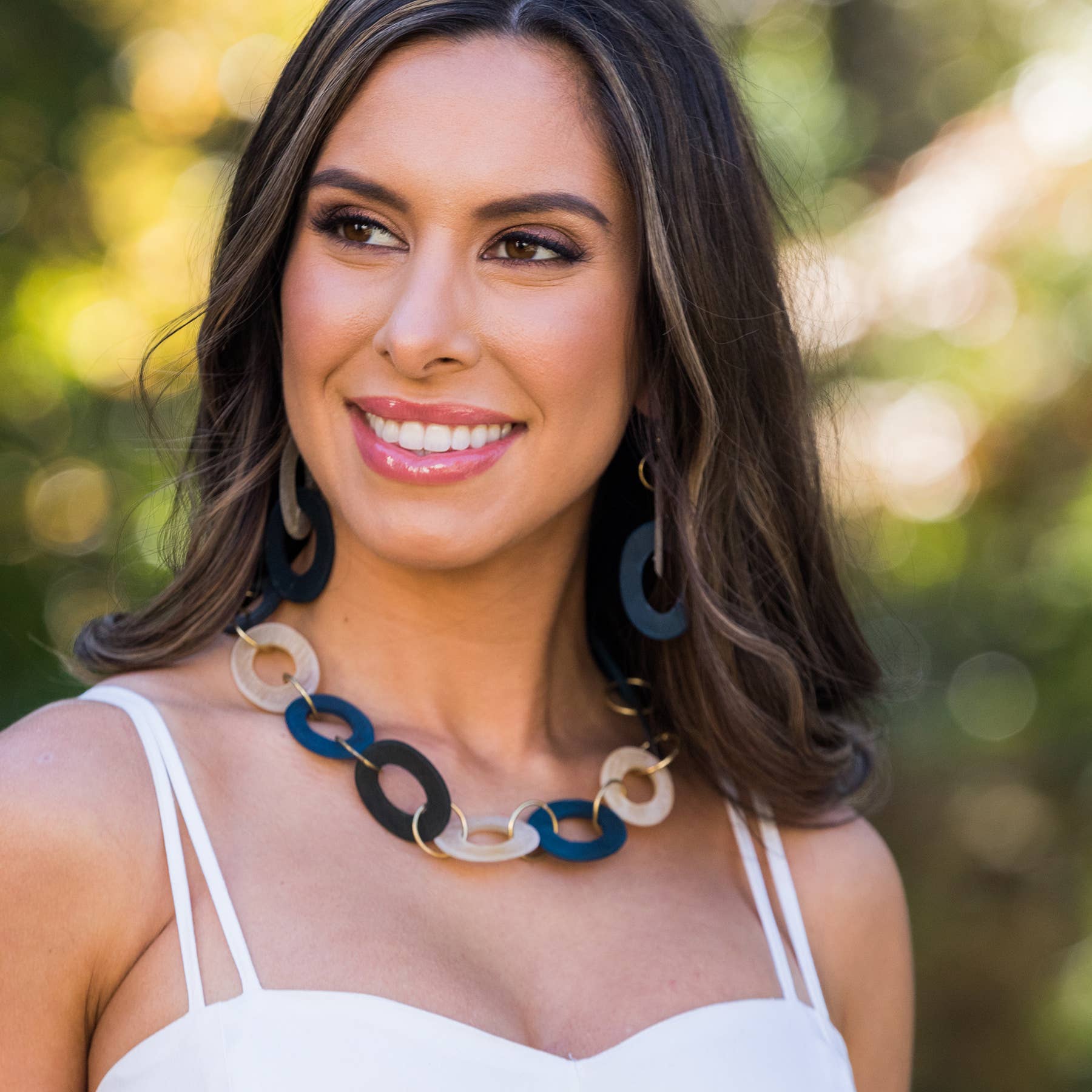 Omala Misty Greens Collection Necklace - Short Chain