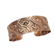 Handcrafted Swirling Vine Copper Cuff