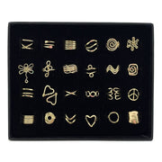 Gold Adjustable Rings Prepack - 24 Rings (No Display)