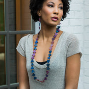 Omala Heliotrope Collection Necklace - Triangle Beads