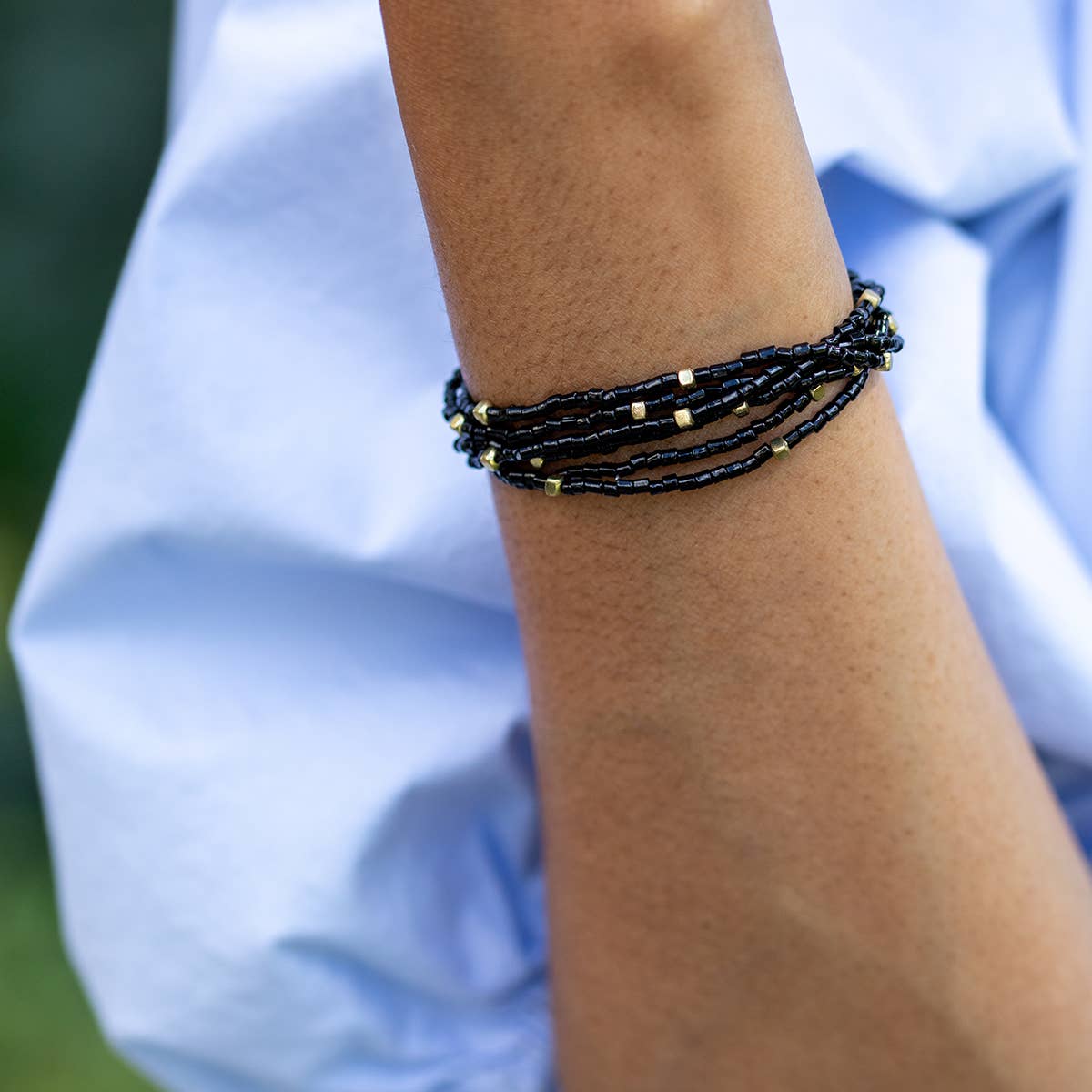 Seed Bead Bracelet Prepack - 6 Stretchy Bracelets