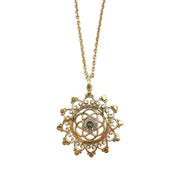 Tanvi Collection Necklace - Gold Filigree with Labradorite