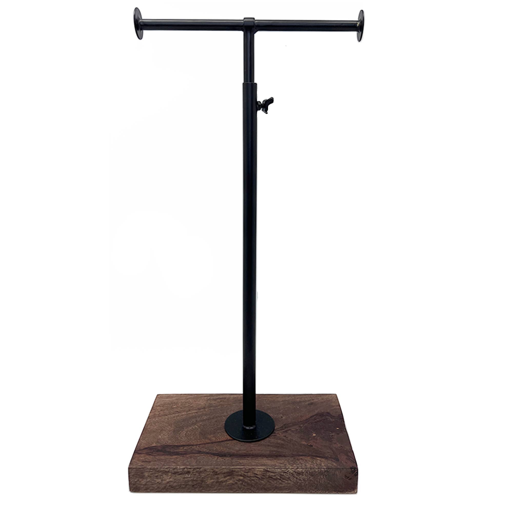 Adjustable Tall T-Bar Display for bags / long necklaces