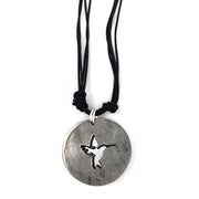 Pewter Necklace - Hummingbird