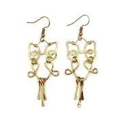 Gold Plated Earrings - Smaller Size Owl