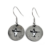 Pewter Earrings - Hummingbird