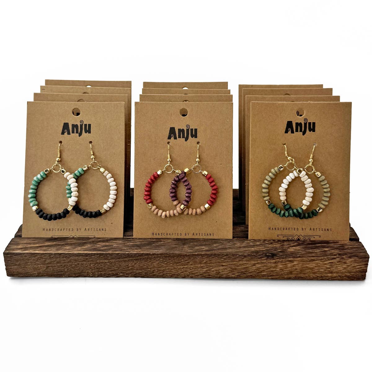 Prismatic Hues Hoop Earrings Pre-Pack - With Display