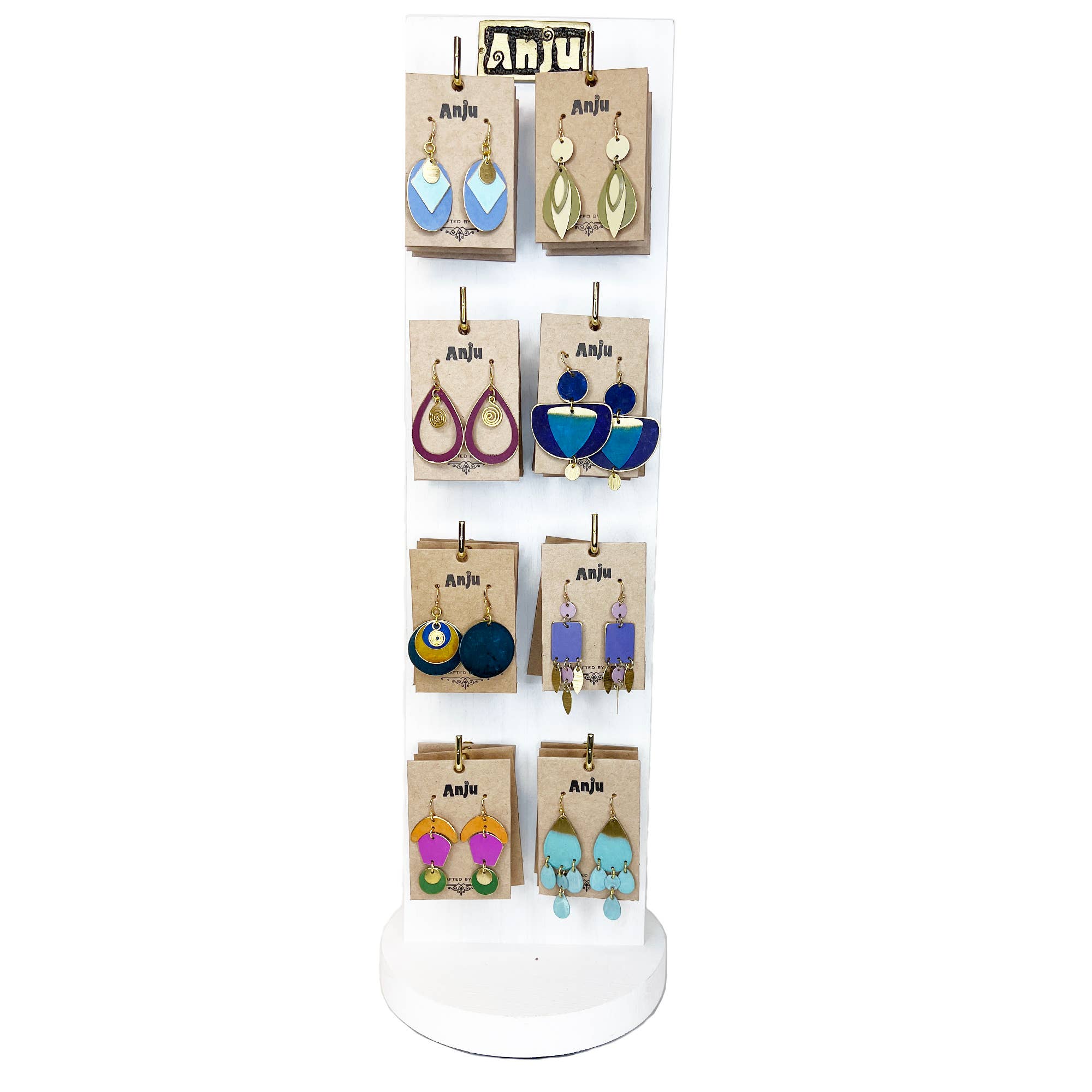 Brass Patina Prepack - 48 Patina Earrings with Display