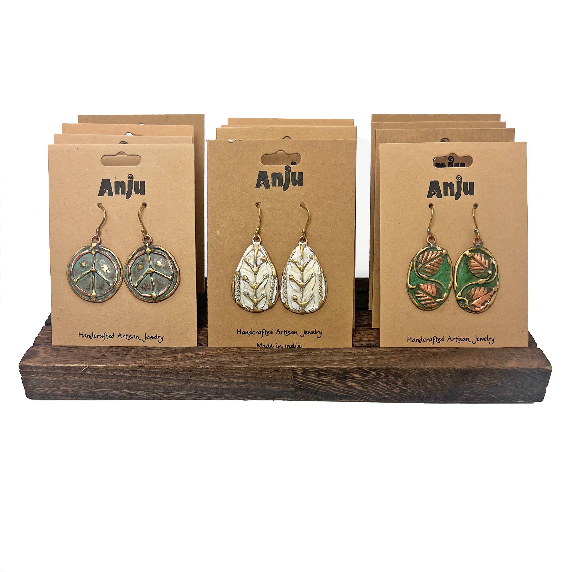 Handcrafted Patina Earring Prepack - 12 Pairs