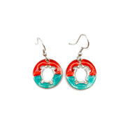 pewter-earrings-with-color-enamel-red-aqua-turtle product photo